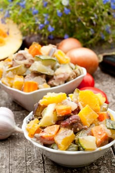 Vegetable stew with meat