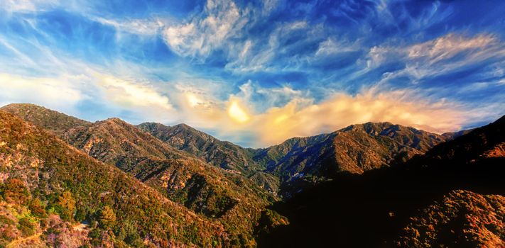 Big Santa Anita Canyon at Sunrise