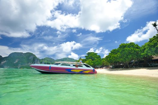 Beautiful beach landscape in Thailand