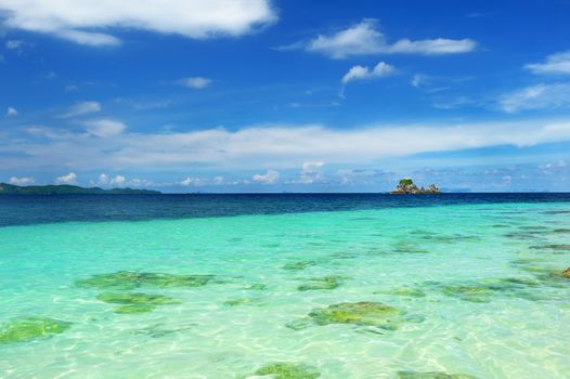 Beautiful beach landscape in Thailand