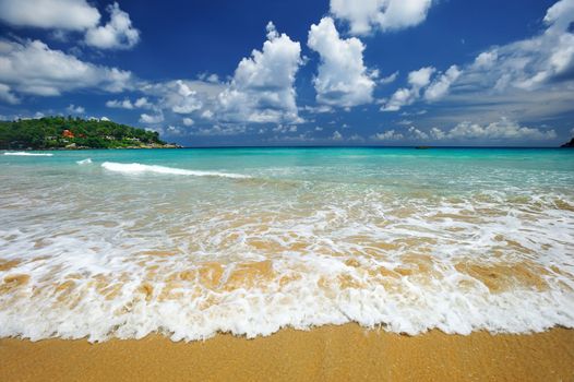 Beautiful beach landscape in Thailand