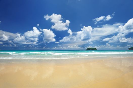 Beautiful beach landscape in Thailand