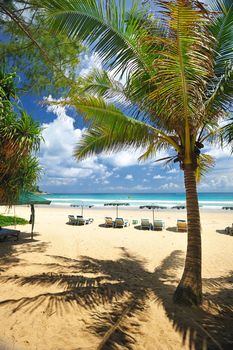 Beautiful beach landscape in Thailand