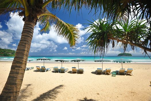 Beautiful beach landscape in Thailand