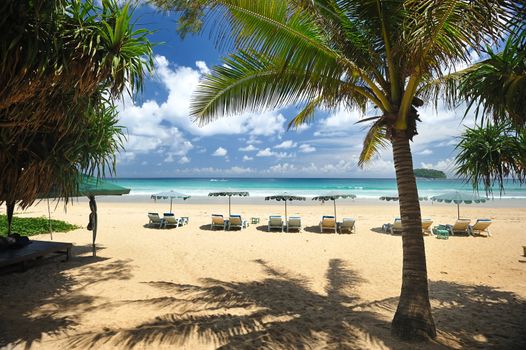 Beautiful beach landscape in Thailand