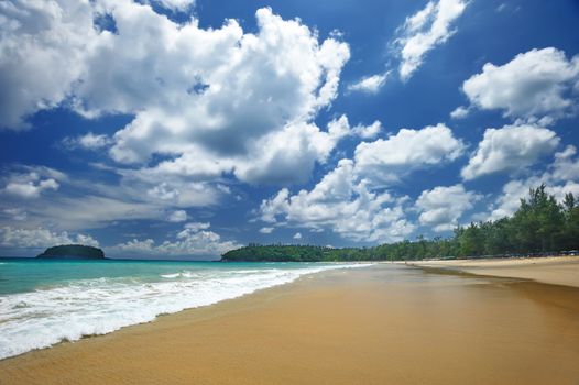 Beautiful beach landscape in Thailand