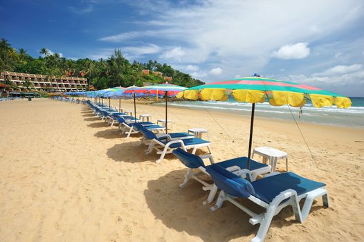 Beautiful beach landscape in Thailand
