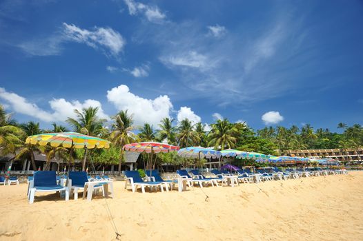 Beautiful beach landscape in Thailand