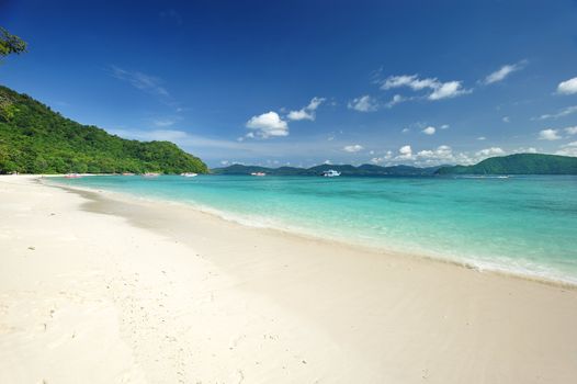 Beautiful beach landscape in Thailand