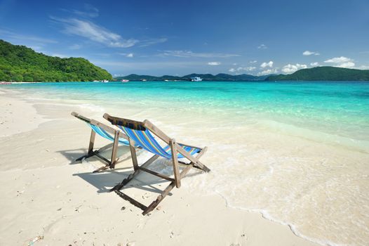 Beautiful beach landscape in Thailand