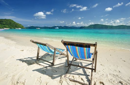 Beautiful beach landscape in Thailand