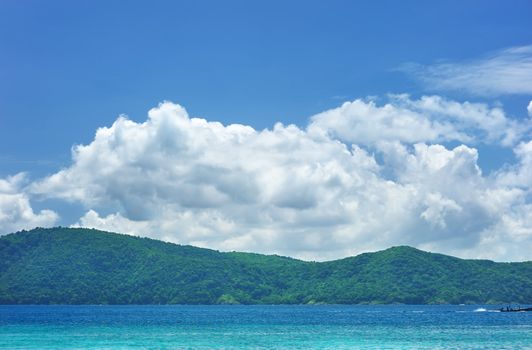 Beautiful beach landscape in Thailand