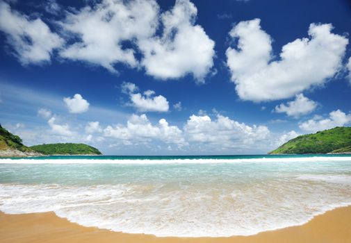 Beautiful beach landscape in Thailand