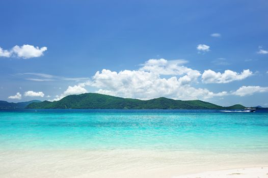 Beautiful beach landscape in Thailand