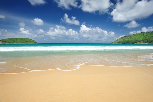 Beautiful beach landscape in Thailand