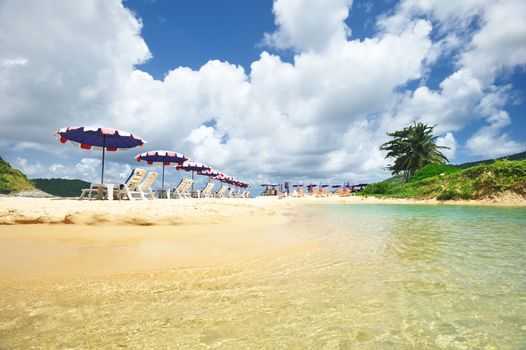 Beautiful beach landscape in Thailand