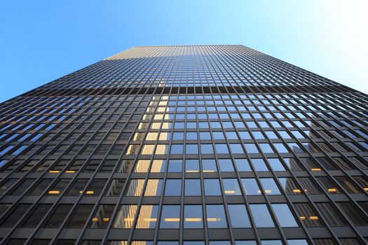 New skyscrapers of downtown.Canada.