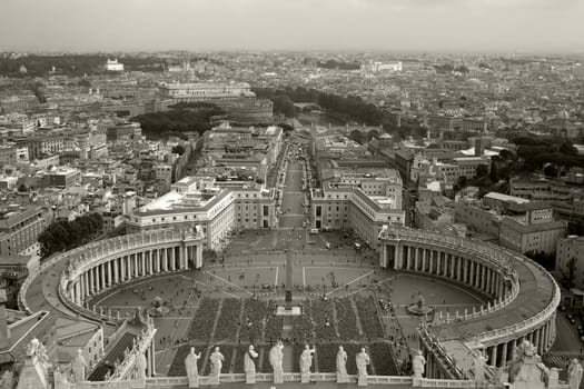 Saint Peter's Square. Rome. Italy.