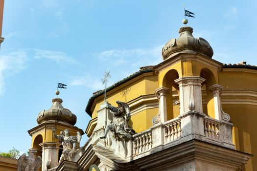 Domes of churches, Rome, Italy