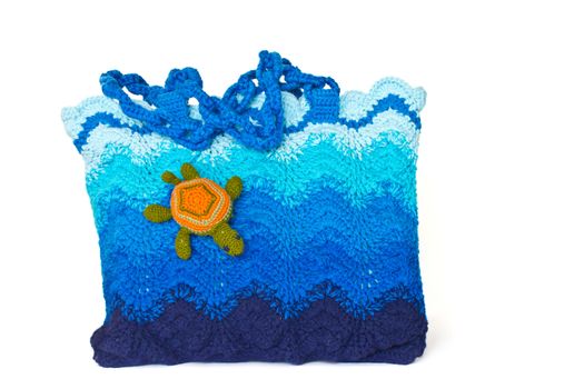 Handmade crochet knitting bag