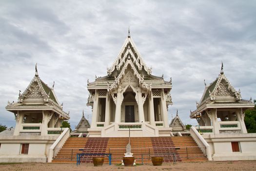 Thai white temple in thailand, thai temple open to public anyone can take a photo and use