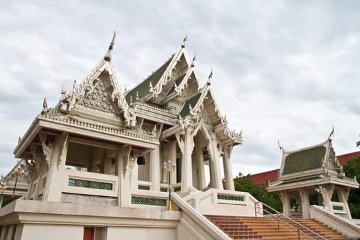 Thai white temple in thailand, thai temple open to public anyone can take a photo and use