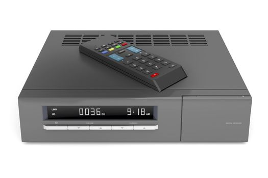 Digital receiver with remote control