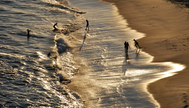 Sunset on Piratininga beach 