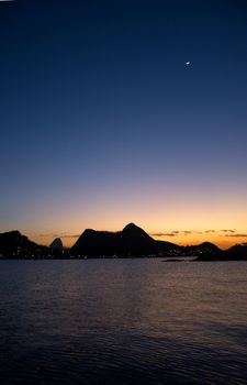 Sunset in Guanabara Bay