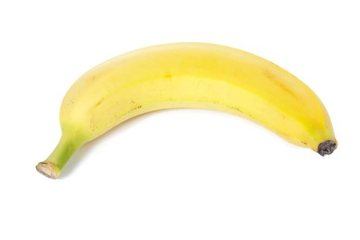 Ripe banana in a horizontal image