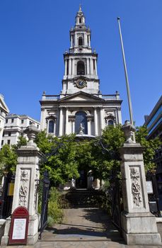 St. Mary le Strand church in London.