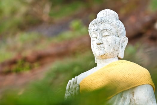 View of buddha statue in Thailand.