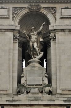 Trinity House former Port Authority building in the City of London England closeup detail