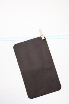 blank black paper for note