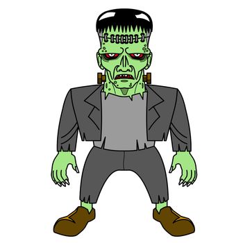 Halloween Frankenstein 's Monster comic.