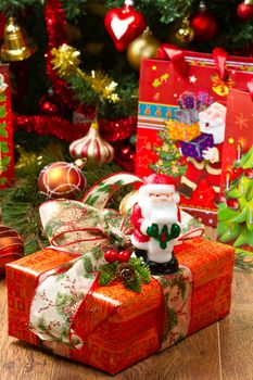 Christmas Tree and Christmas gift boxes