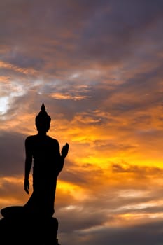 sunset buddha