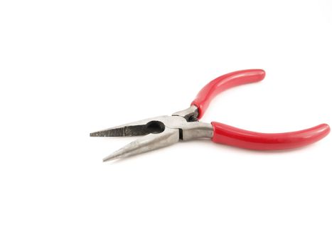 Combination pliers over white