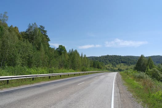 Road in the mountains 