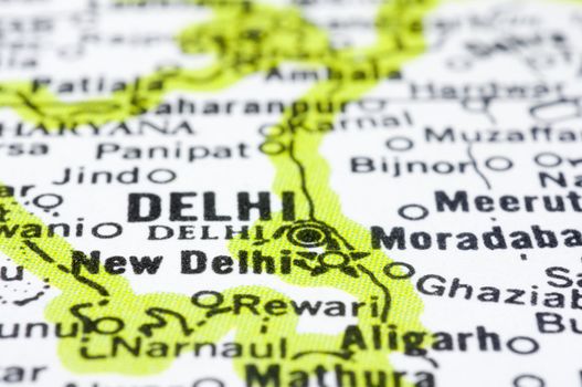 a close up shot of delhi and new delhi, city of India