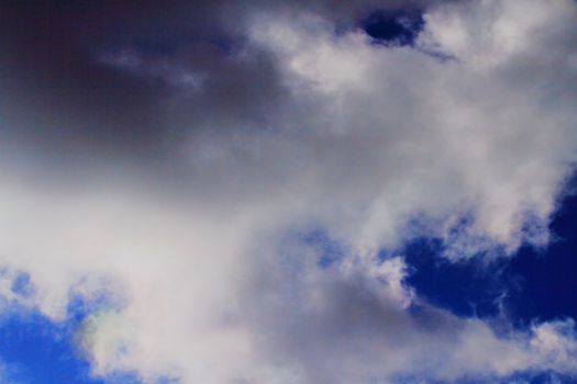 clouds on a beautiful sky, summer landscape, nature