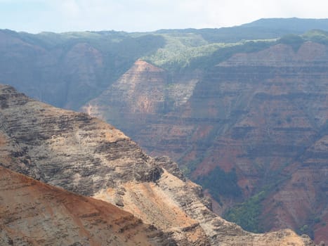 view of the waimea canyon in hawaii