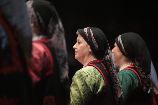 KOMOTINI, GREECE - MAY 13: Annual event ''Eleftheria'' with traditional dances of Thrace on May 13, 2011 in Komotini, Greece for the anniversary of liberation of the area from the turkish occupation.