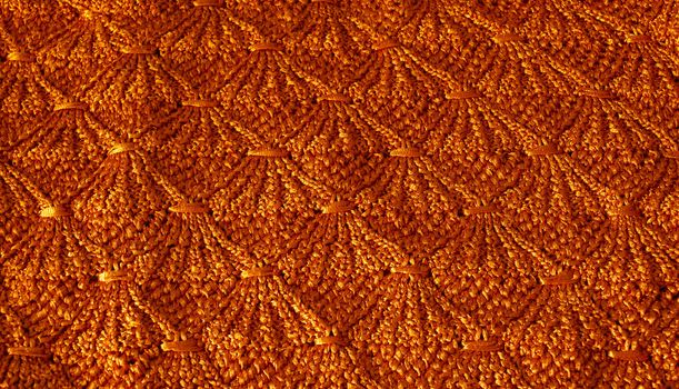 knit knitted fabric reddish from synthetic yarn