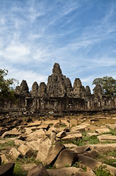 Bayon, siem reap, Cambodia, was inscribed on the UNESCO World Heritage List in 1992.