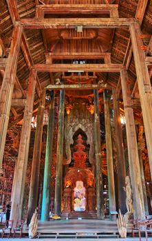 sanctuary of truth in Chonburi thailand