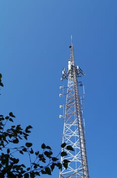 Communications Tower looking up
