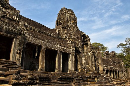 Bayon, siem reap, Cambodia, was inscribed on the UNESCO World Heritage List in 1992.