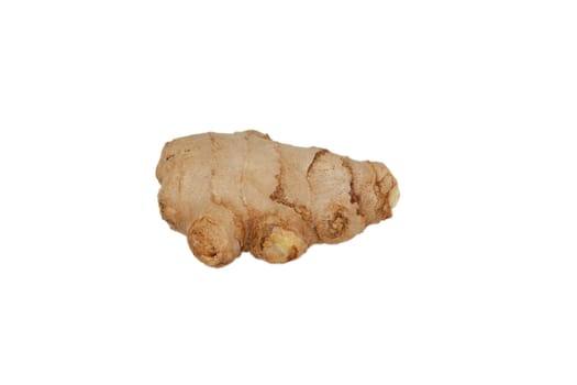 Whole ginger, isolated on a white background