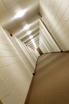 Modern Hallway in new building